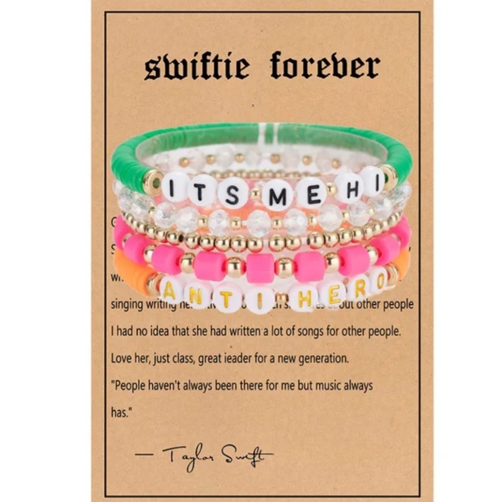 Taylor Swift Friendship Era Tour Bracelets- 20 bracelets!